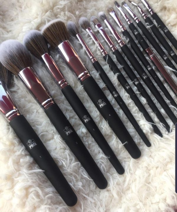 BH Cosmetics Studio Pro 13-Piece Professional Makeup Brush Set | Essential Face & Eye Brushes with Case