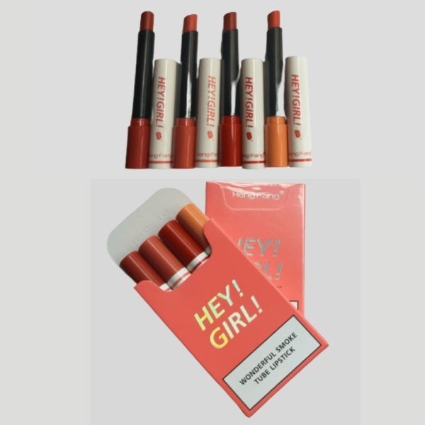 4-in-1 Trending Lipstick Set | Cigarette Shaped Matte Lipsticks & Long-Lasting & Non-Sticky