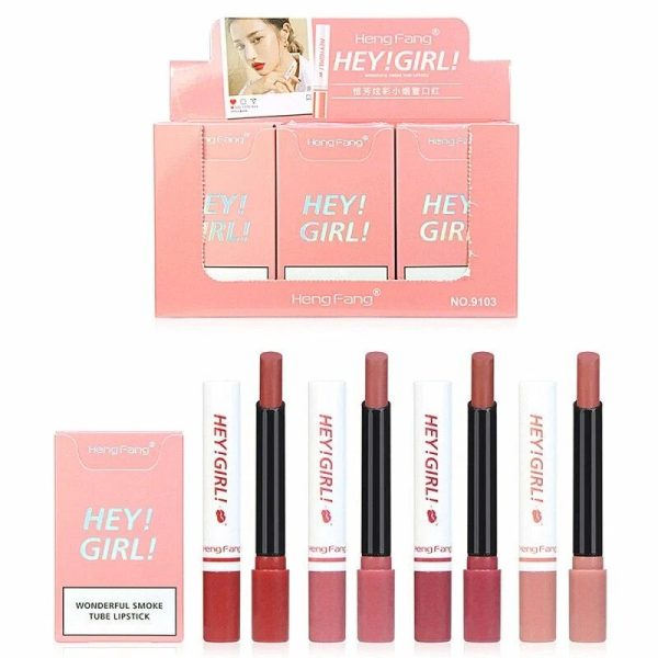 4-in-1 Trending Lipstick Set | Cigarette Shaped Matte Lipsticks & Long-Lasting & Non-Sticky