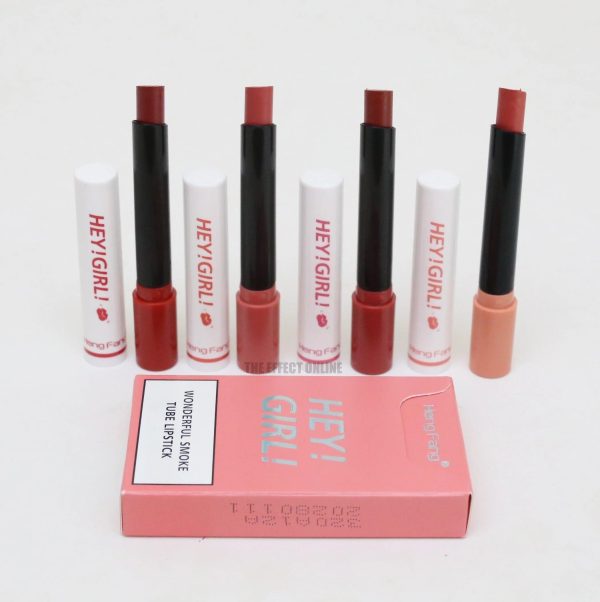 4-in-1 Trending Lipstick Set | Cigarette Shaped Matte Lipsticks & Long-Lasting & Non-Sticky