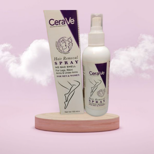 CeraVe Hair Removal Spray 🚿 | Quick, Painless & No Bad Smell 🌸 – For Men & Women