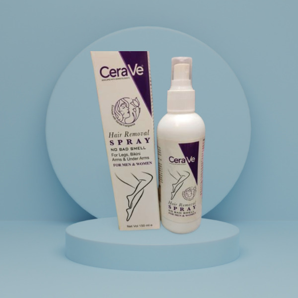 CeraVe Hair Removal Spray 🚿 | Quick, Painless & No Bad Smell 🌸 – For Men & Women