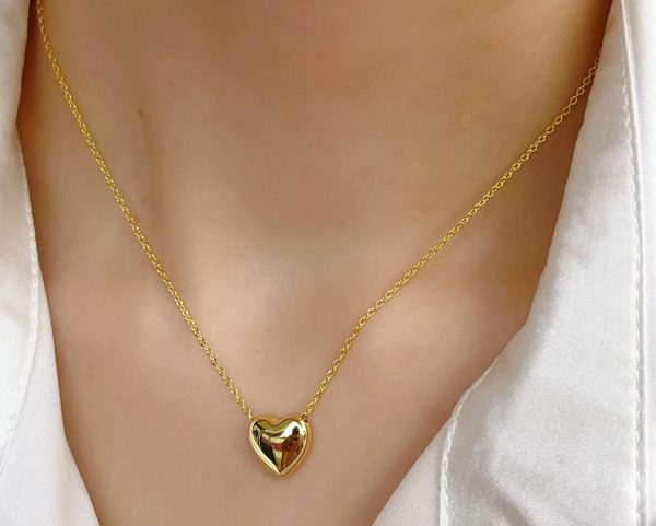 Elegant Double Layer Heart Pearl Pendant Necklace – Party Jewelry Gift for Women