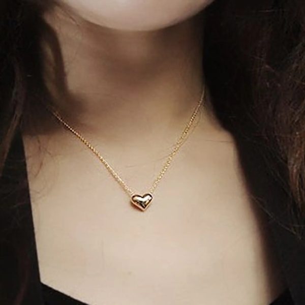 Elegant Double Layer Heart Pearl Pendant Necklace – Party Jewelry Gift for Women