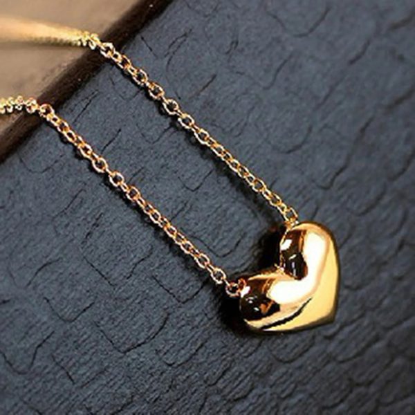 Elegant Double Layer Heart Pearl Pendant Necklace – Party Jewelry Gift for Women